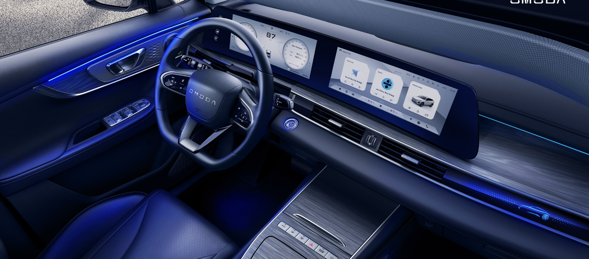 OMODA redefine el entretenimiento a bordo con tecnología de vanguardia.